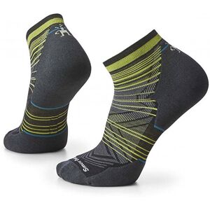 Smartwool Run Targeted Cushion Pattern Ankle Socks / Black / M  - Size: Medium