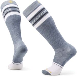 Smartwool Snowboard Targeted Cushion Logo Over The Calf Socks / Pewter  - Size: Medium