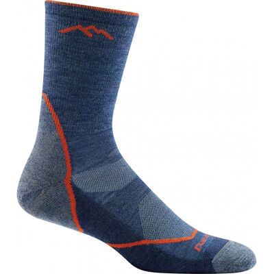 Darn Tough Mens Light Hiker Micro Crew Lightweight with Cushion / Deni - Size: Extra Large Darn Tough Mens Light Hiker Micro Crew Lightweight with Cushion / Deni - Size: Extra Large
