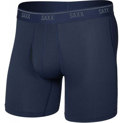 Saxx Quest Quick-Dry Mesh Boxer Brief Fly / Maritime / L - Size: Large Saxx Quest Quick-Dry Mesh Boxer Brief Fly / Maritime / L - Size: Large