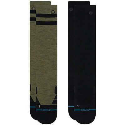 Stance Mens Joven 2 Pack Ul Snow / Olive / M - Size: Medium Stance Mens Joven 2 Pack Ul Snow / Olive / M - Size: Medium