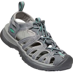 Keen Womens Whisper / Medium Grey/Peacock Green / 5  - Size: 5