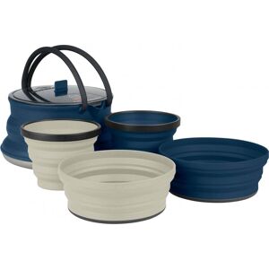 Sea to Summit X-Set:12 5pc Kettle + 2 Bowl + 2 Mug / Navy / One  - Size: ONE