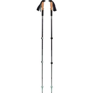 Black Diamond Pursuit Shock Trekking Poles / Steel Grey-Foam Green / S  - Size: Small