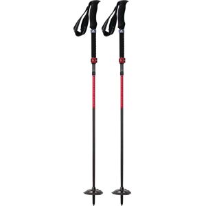 MSR Dynalock Ascent Poles 100-120cm / Black/Red / S-M  - Size: Small