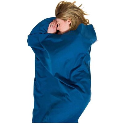Lifesystems Polycotton Sleeping Bag Liner Rectangular / Navy / ONE - Size: ONE Lifesystems Polycotton Sleeping Bag Liner Rectangular / Navy / ONE - Size: ONE