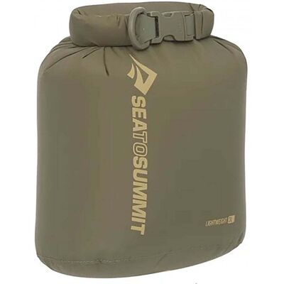 Sea to Summit Lightweight Dry Bag 3L / Burnt Olive / One - Size: ONE Sea to Summit Lightweight Dry Bag 3L / Burnt Olive / One - Size: ONE