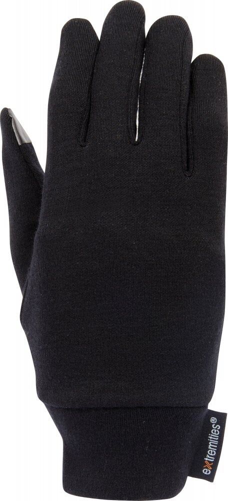Extremities Merino Touch Liner Glove / Black / M - Size: Medium