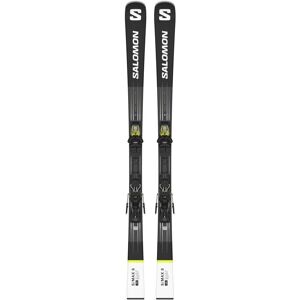 Salomon E S/MAX 8 + M11 GW L80 160 / Black/White/Neon Yellow / 160  - Size: 160