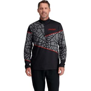 Spyder Mens Vital 1/2 Zip / Black / S  - Size: Small