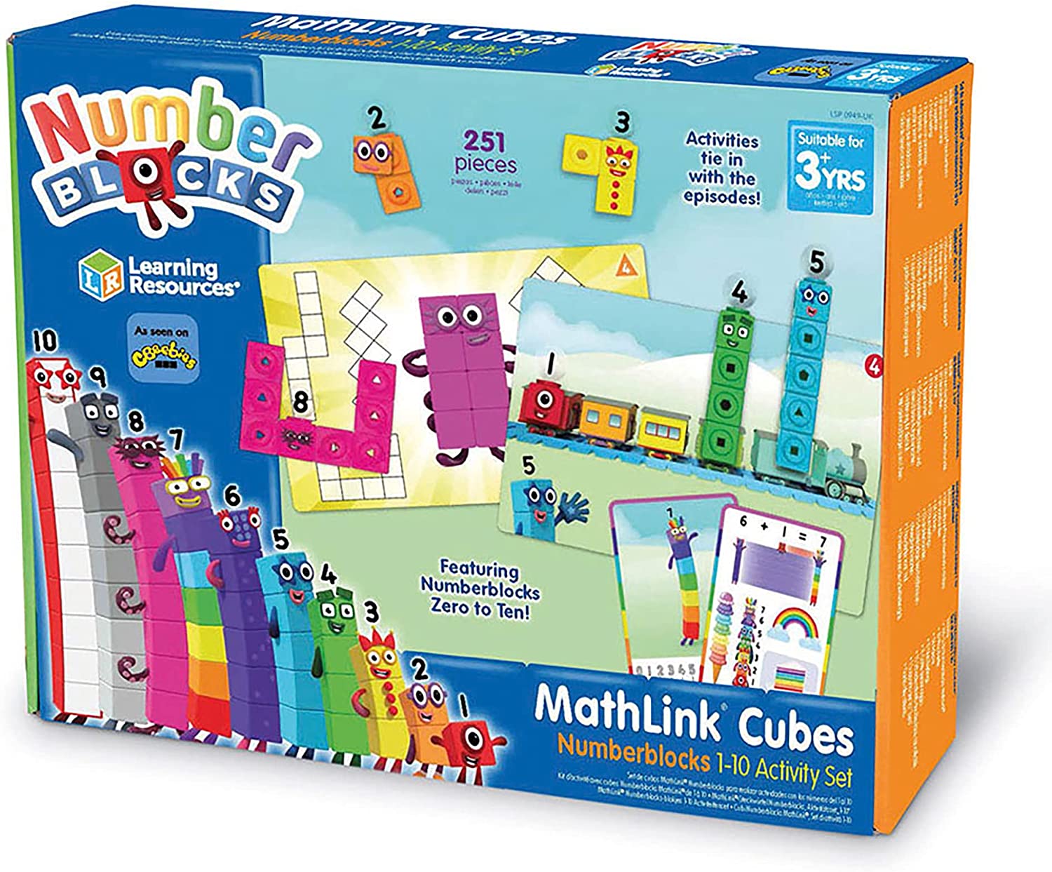 MathLink Cubes Numberblocks 1-10 Activity Set by Learning Resources - Ages 3+ Learning Resources