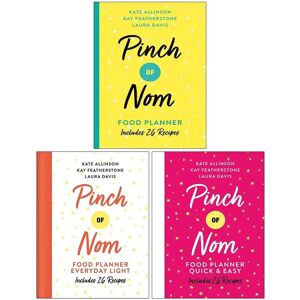 Pinch of Nom Food Planner Series By Kate Allinson & Kay Featherstone 3 Books Collection Set - Non Fiction - Hardback Pan Macmillan