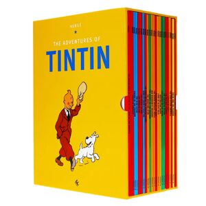 The Adventures of Tintin by Hergé: 90th Anniversary 23 Books Box Set - Ages 7+ - Paperback Egmont Publishing