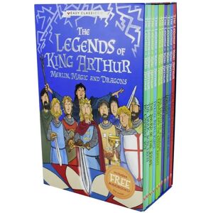 The Legends Of King Arthur Easy Classic 10 Books Box Set By Tracey Mayhew - Ages 7-9 - Paperback Sweet Cherry Publishing