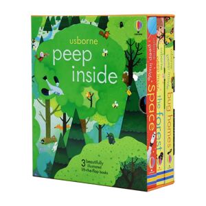 Usborne Peep Inside 3 Books Box By Anna Milbourne – Ages 0-5 - Hardback Usborne Publishing Ltd