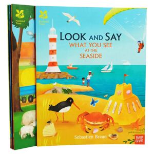 National Trust Look and Say 4 Books Collection Set By Sebastien Braun - Ages 0-5 - Paperback Nosy Crow Ltd