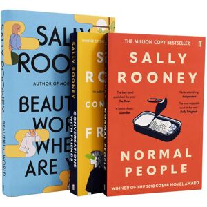 Sally Rooney 3 Book Collection - Normal People/Conversations with Friends/Beautiful World, Where Are You - Adult - Hardback/Paperback Faber & Faber