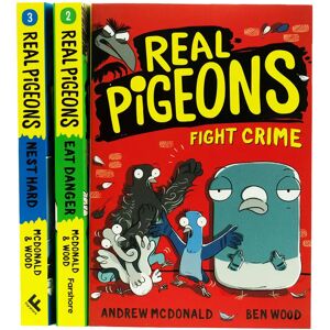 Real Pigeons Series Children Collection 3 Books Set By Andrew McDonald - Ages 6-10 - Paperback Egmont Publishing