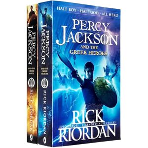 Percy Jackson and the Greek Gods & Heroes by Rick Riordan 2 Books Collection Set - Ages 9+ - Paperback Penguin