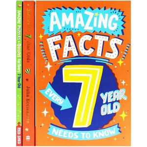 Amazing Facts Every Kid Needs to Know for 7 Year Olds Children's 3 Books Collection Set - Paperback HarperCollins Publishers/Red Shed