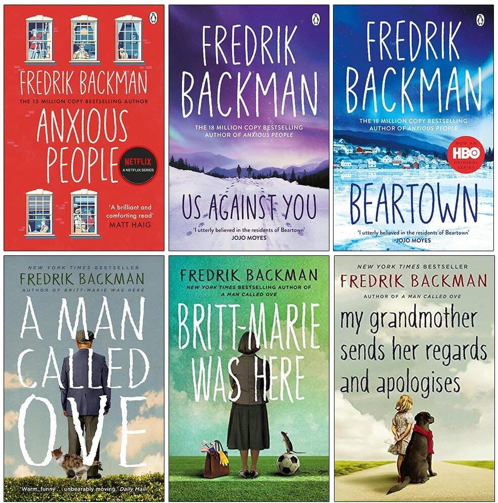 Fredrik Backman 6 Books Collection Set - Fiction - Paperback Penguin Books Ltd