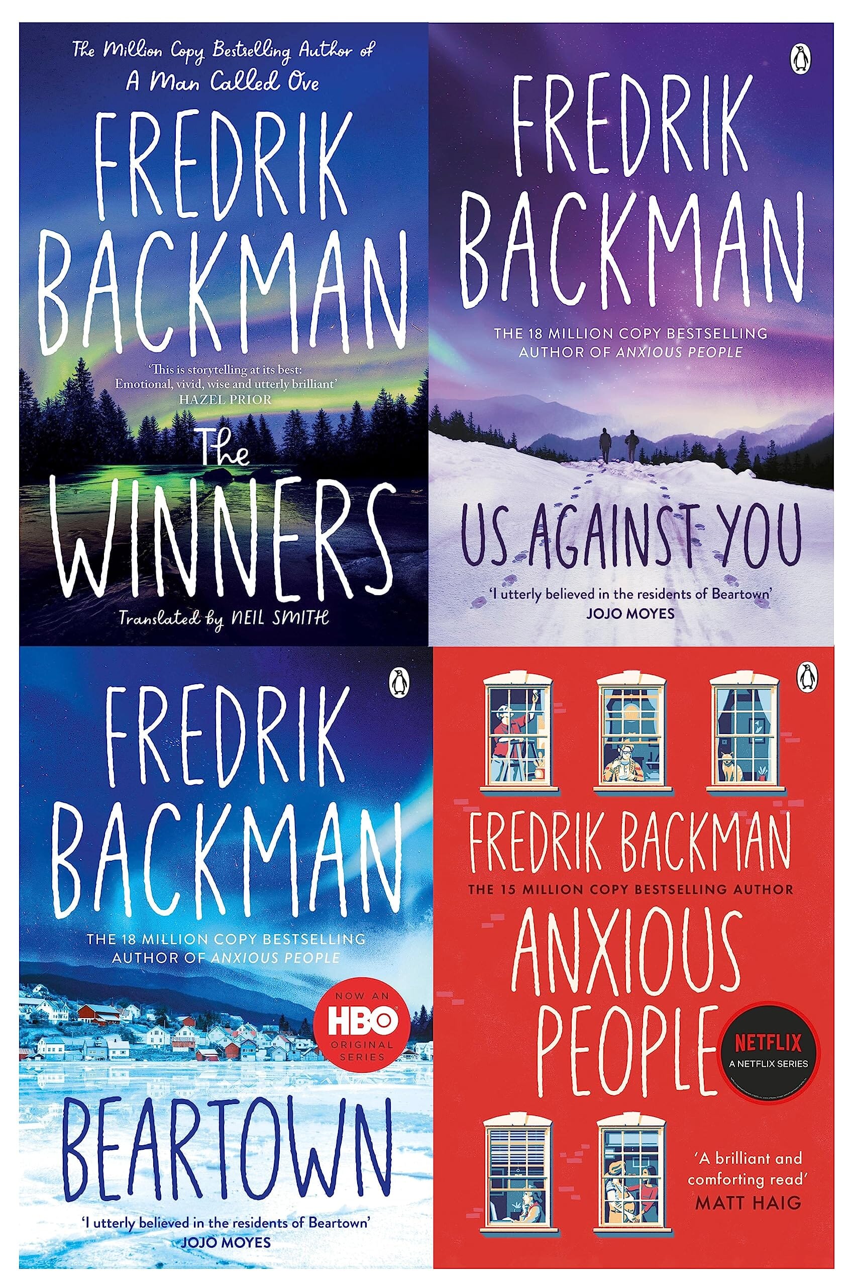 Fredrik Backman 4 Books Collection Set - Fiction - Paperback Penguin Books Ltd