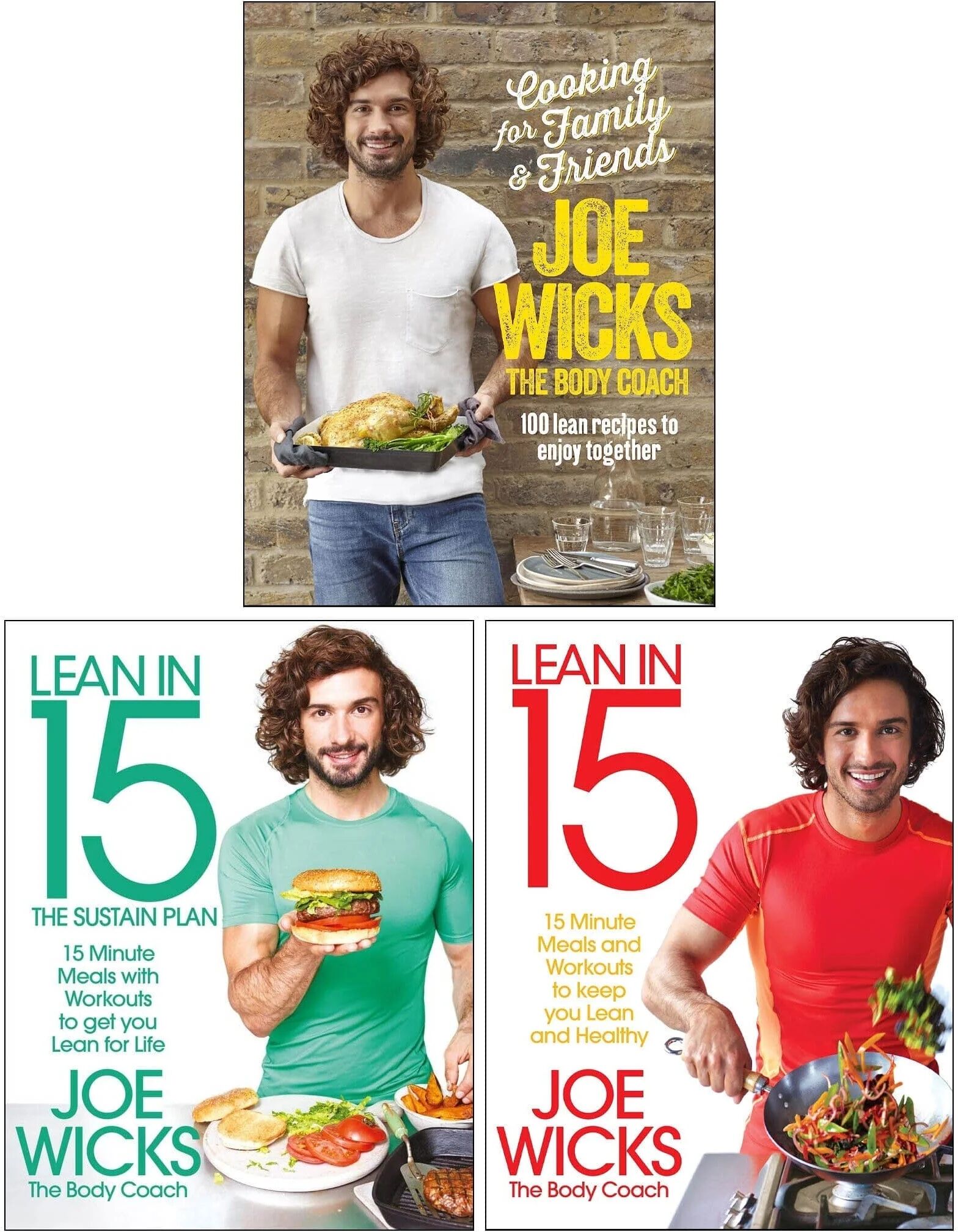 Joe Wicks 3 Books Collection Set - Non Fiction - Paperback/Hardback Bluebird