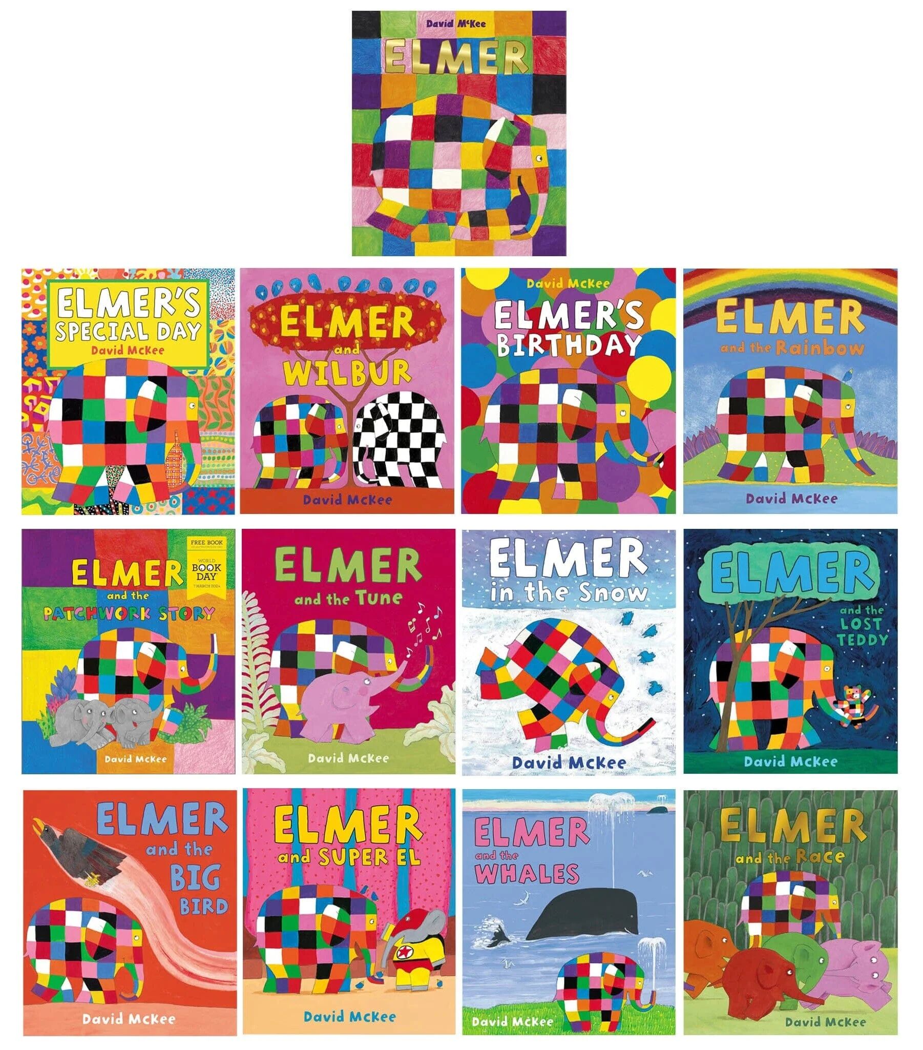 Elmer Picture 13 Books Collection by David McKee - Ages 5+ - Paperback Andersen Press Ltd