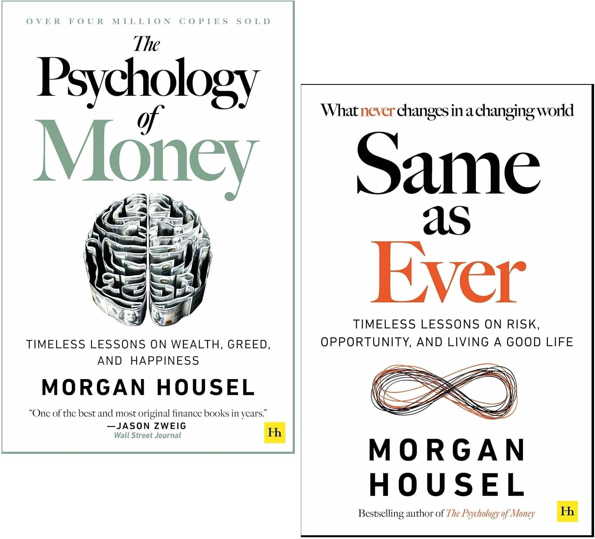 Same as Ever & The Psychology Of Money by Morgan Housel 2 Books Collection Set - Non Fiction - Paperback Harriman House Publishing