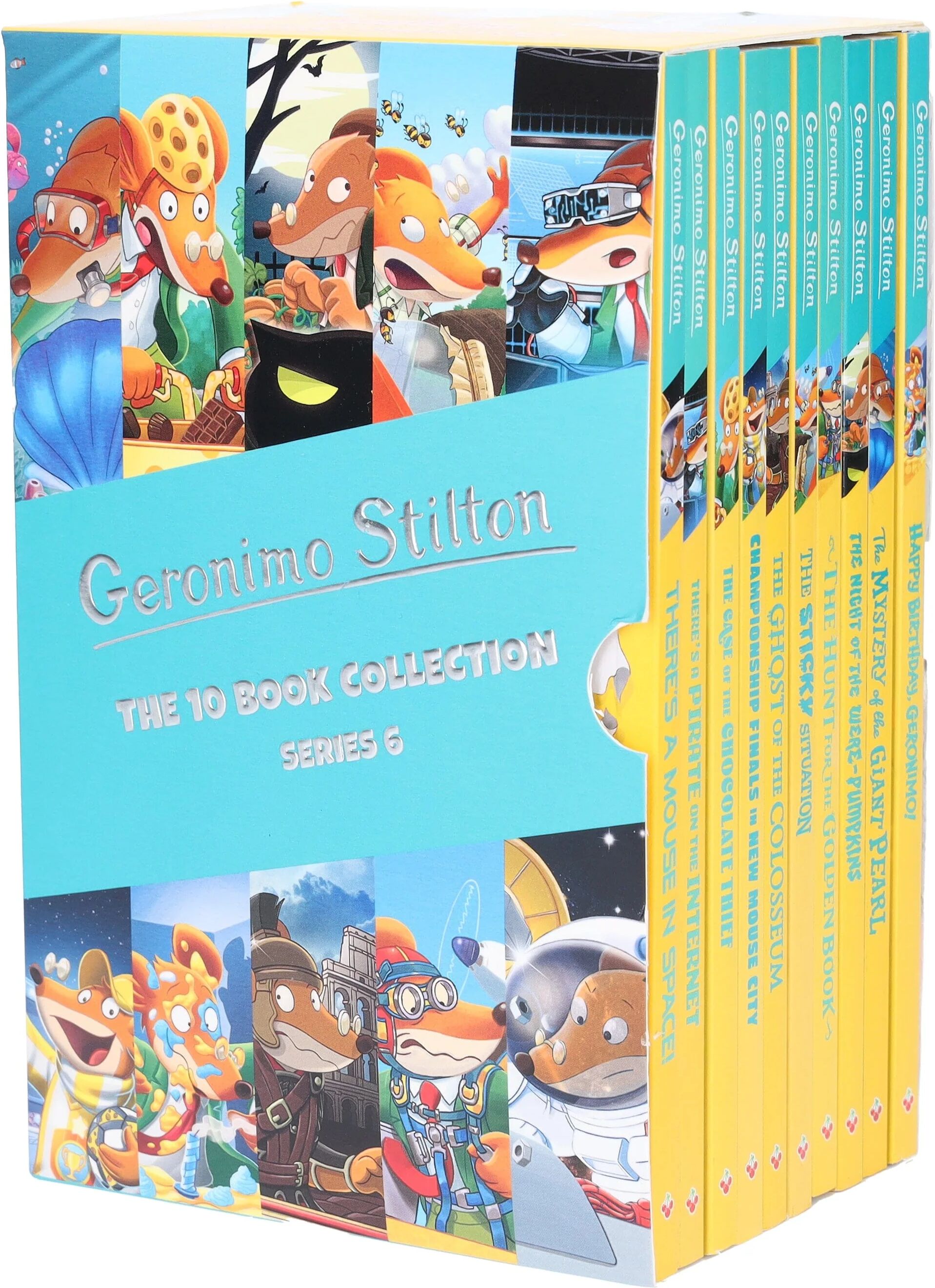 Geronimo Stilton The 10 Book Collection (Series 6) Box Set - Ages 5-7 - Paperback Sweet Cherry Publishing