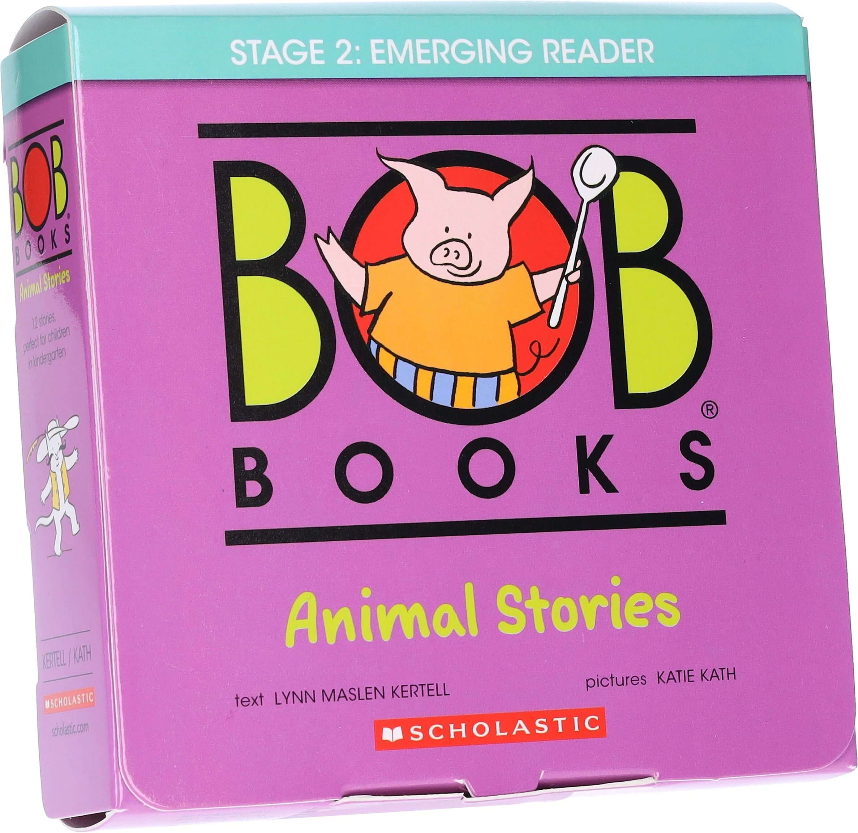 Bob Books: Animal Stories (Stage 2: Emerging Reader) 12 Books Collection Set By Scholastic - Ages 3-6 - Paperback Scholastic