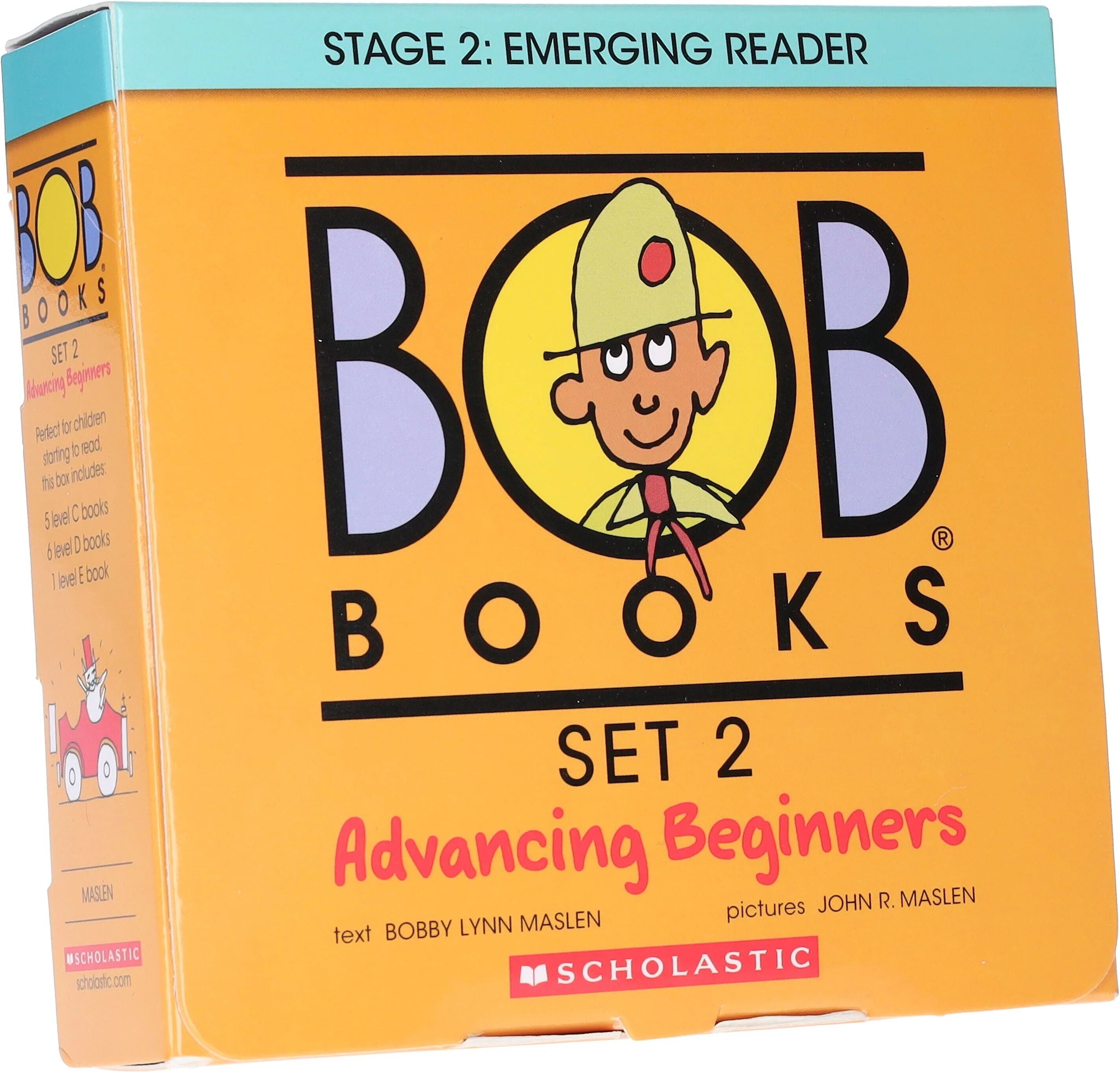 Bob Books Set 2: Advancing Beginners (Stage 2: Emerging Reader) 12 Books Collection Set - Ages 4+ - Paperback Scholastic