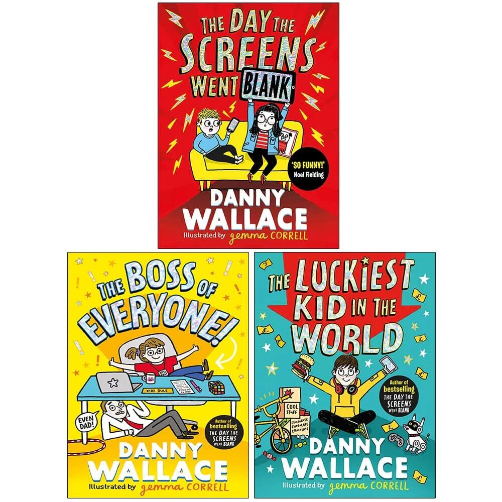 Danny Wallace 3 Books Collection Set - Ages 8-11 - Paperback Simon & Schuster