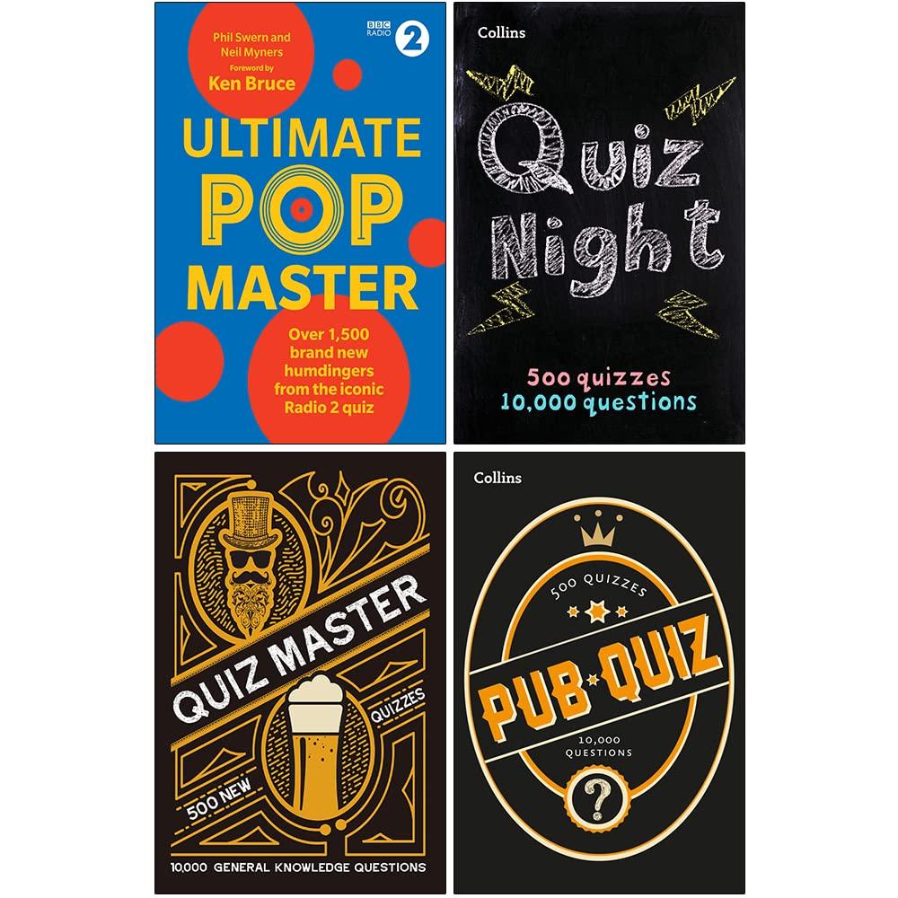 Quiz Puzzles 4 Books Collection Set by Phil Swern & Chris Bradshaw - Non Fiction - Paperback Penguin/Collins