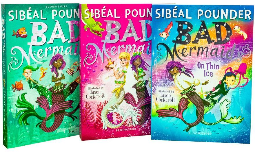 Bad Mermaids 3 Books Collection Set By Sibeal Pounder - Ages 9-14 - Paperback Bloomsbury Publishing PLC