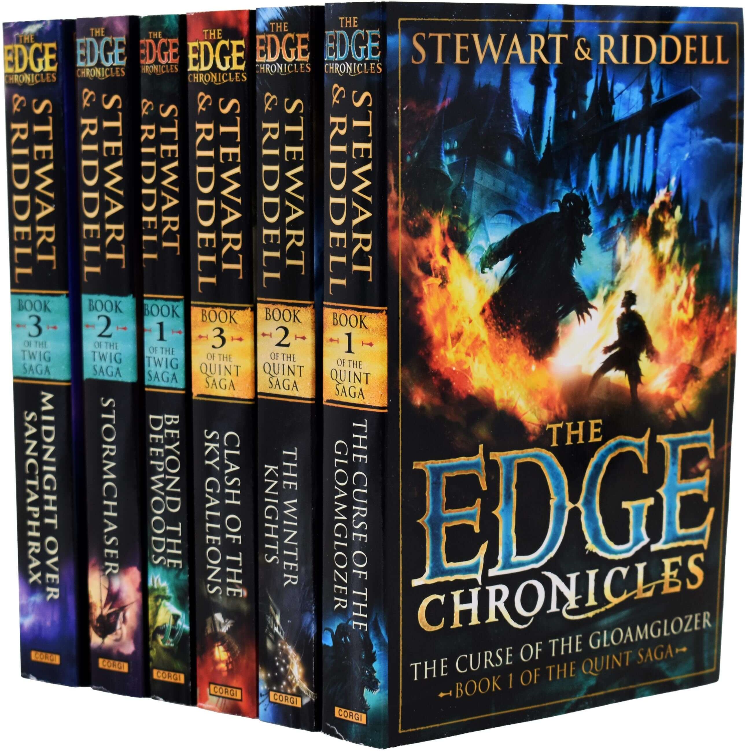 The Edge Chronicles 6 Books Set By Paul Stewart & Chris Riddell - Ages 9-14 - Paperback Corgi Books