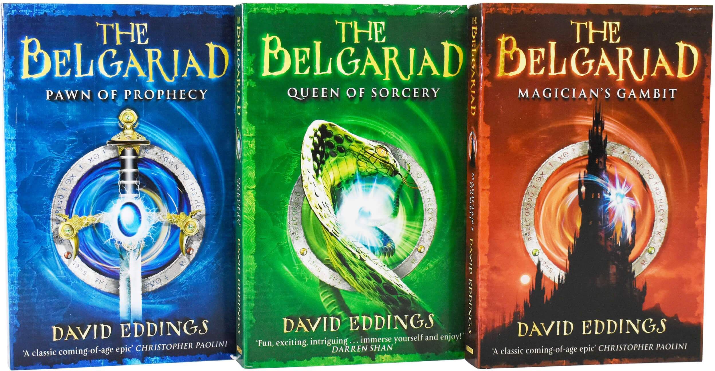 The Belgariad 3 Books Collection Set by David Eddings - Papeback - Young Adult Corgi Books