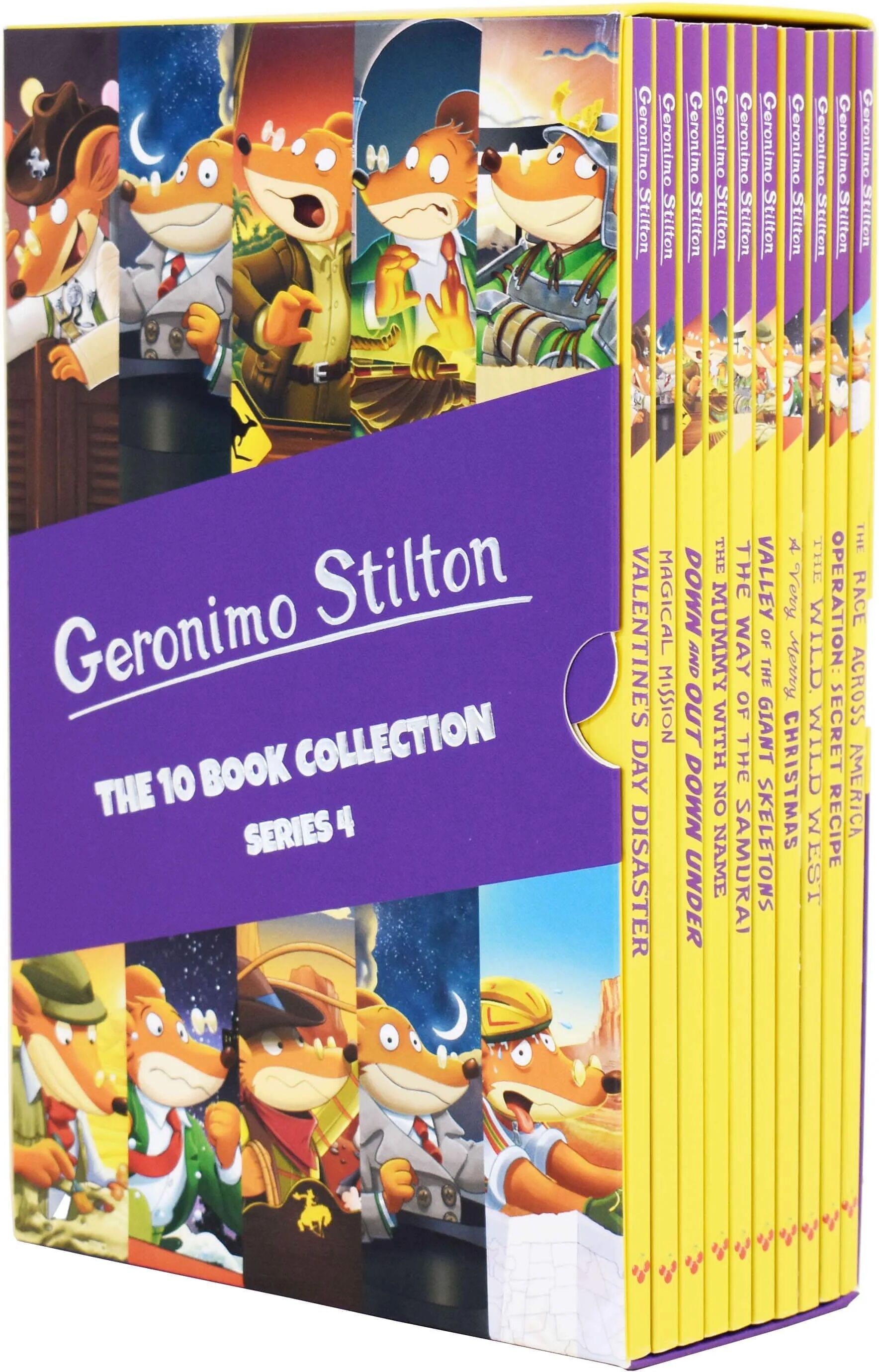 Geronimo Stilton The 10 Book Collection (Series 4) Box Set - Ages 5-7 - Paperback Sweet Cherry Publishing