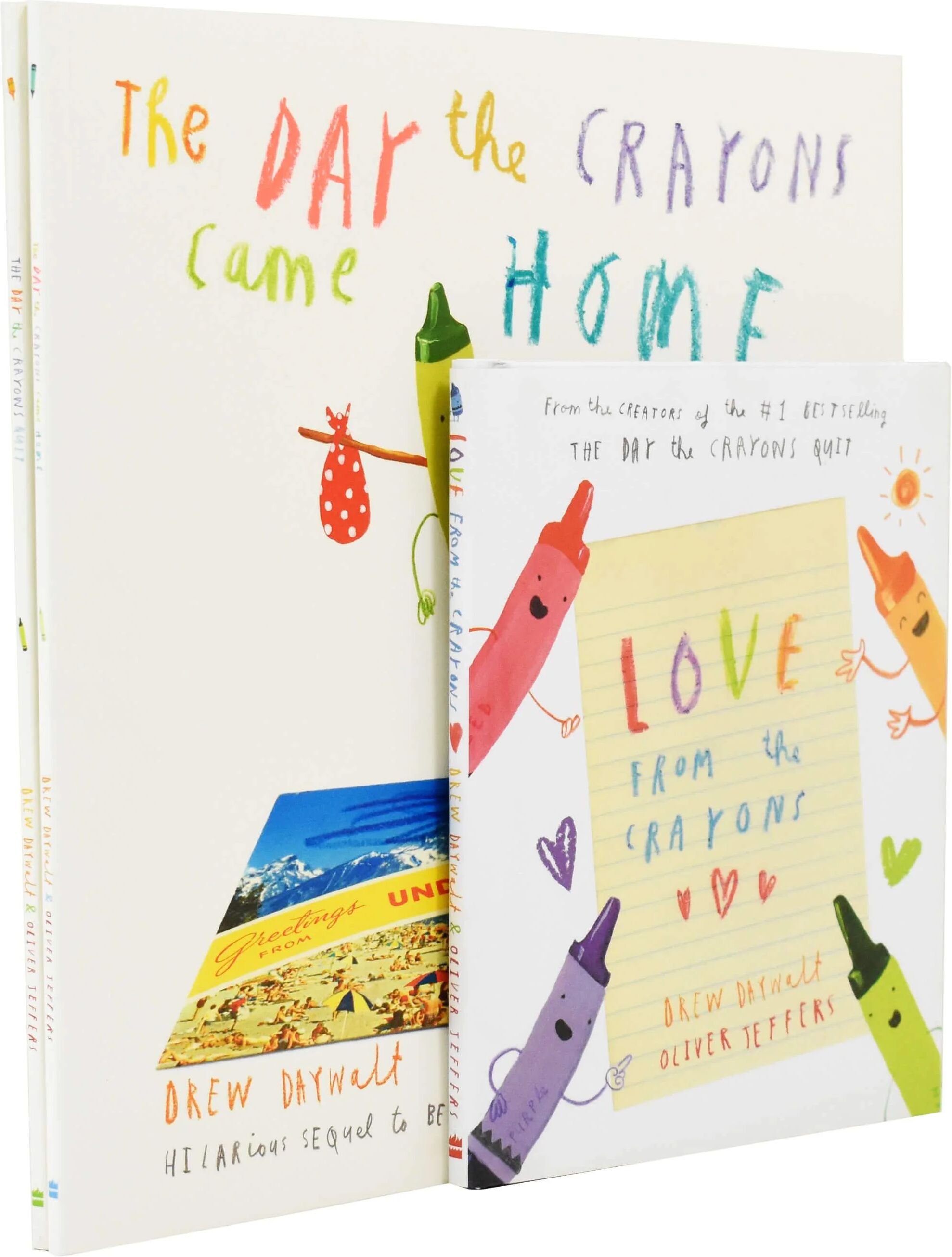 The Crayons Collection 3 Books Set By Drew Daywalt & Oliver Jeffers - Ages 3-7 - Hardback/Paperback HarperCollins Publishers