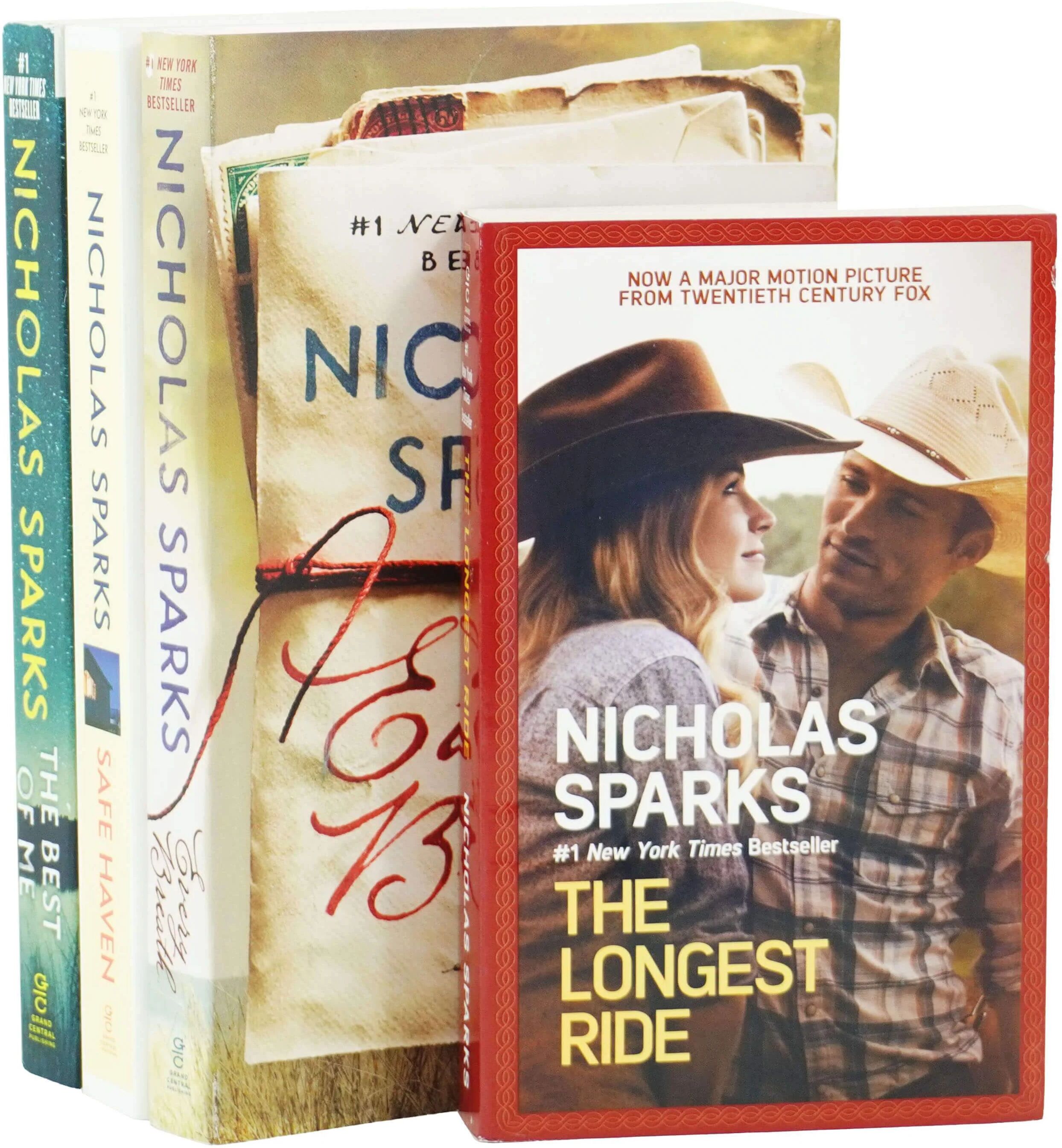 Nicholas Sparks 4 Books Collection Set - Fiction - Paperback Grand Central Publishing