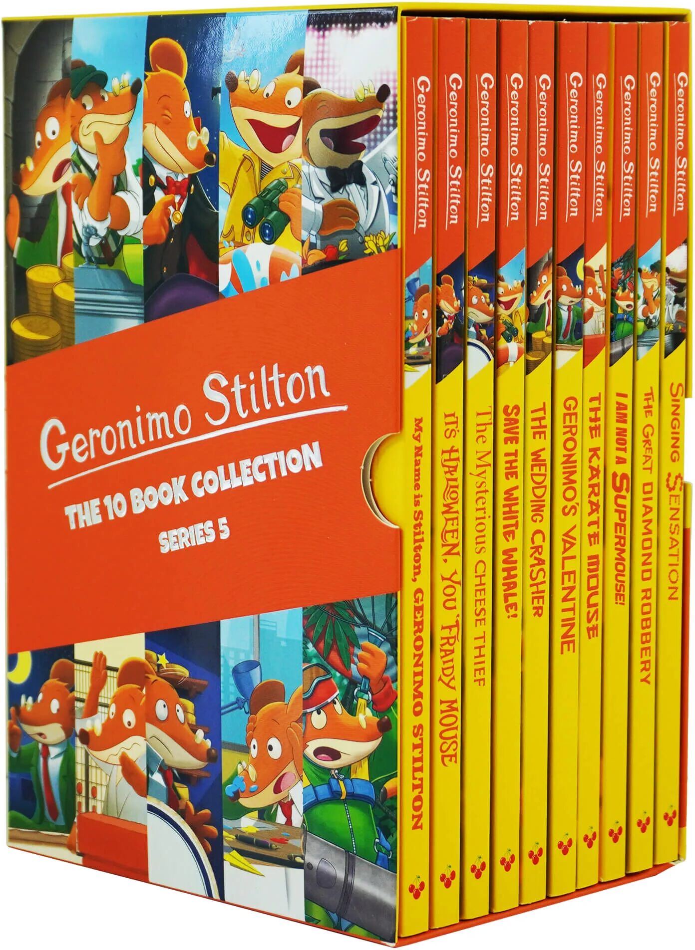 Geronimo Stilton The 10 Book Collection (Series 5) Box Set - Ages 5-7 - Paperback Sweet Cherry Publishing