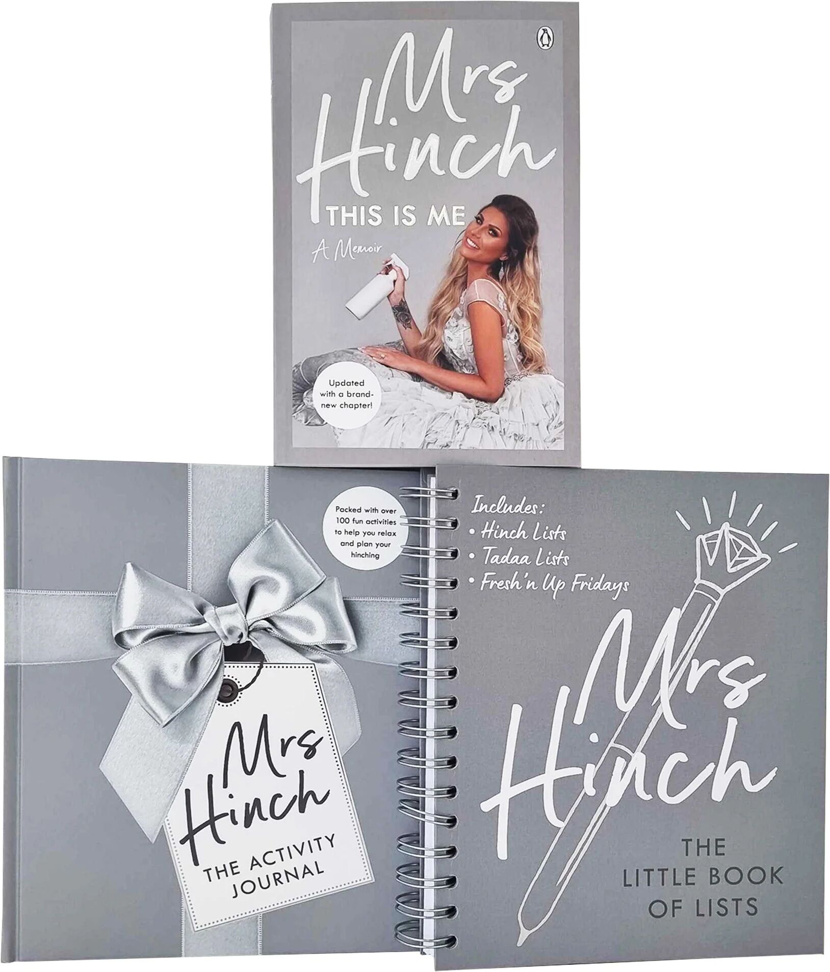 Mrs Hinch 3 Books Collection Set (The Activity Journal, The Little Book of Lists & This Is Me) - Non Fiction - Hardback/Paperback Michael Joseph / Penguin