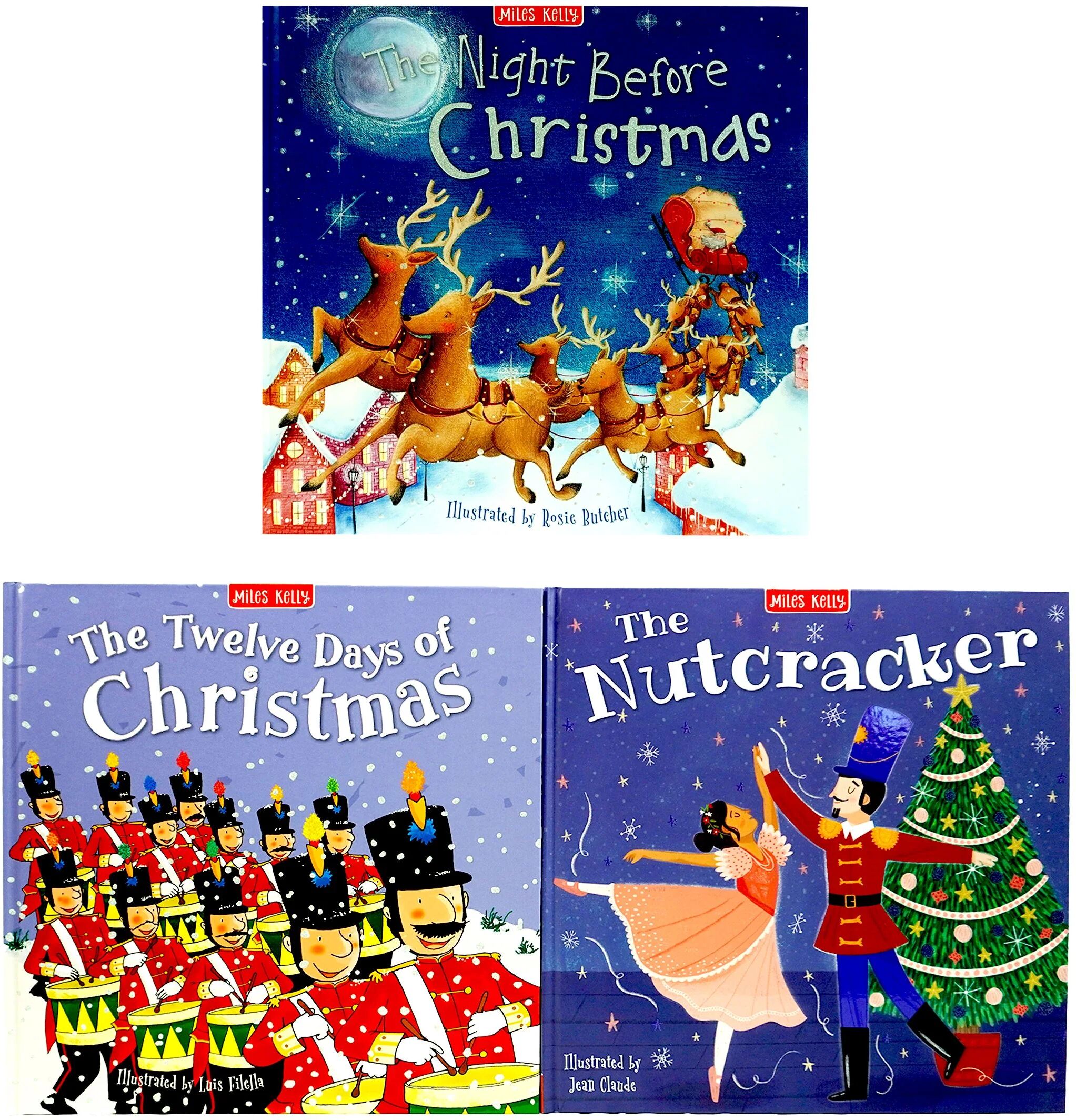 The Christmas Collection 3 Books Set By Miles Kelly Publishing - Ages 3+ Years - Hardback Miles Kelly Publishing Ltd