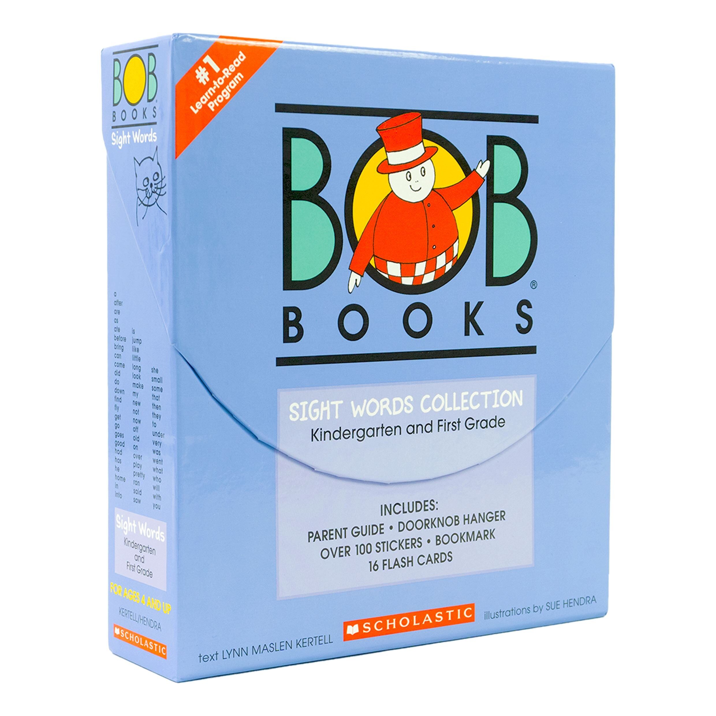 Bob Books Sight Words Collection Box Set - Kindergarten and First Grade - Ages 4+ - Paperback Scholastic