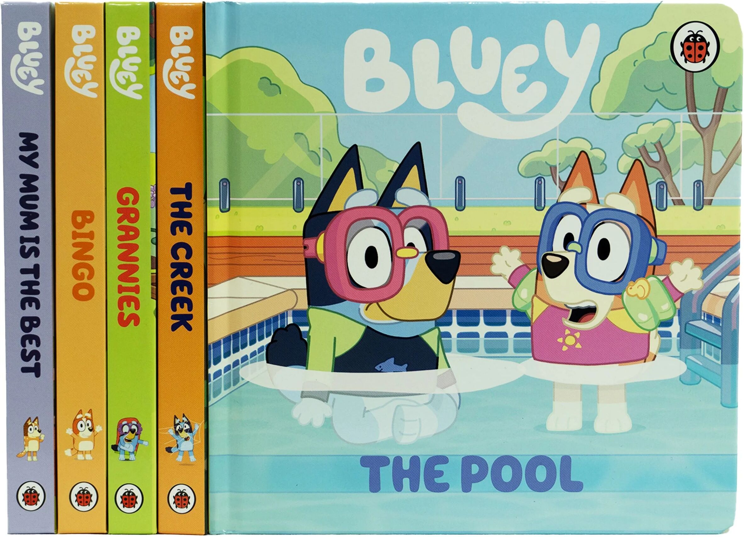 Bluey 5 Board Books Collection Set - Ages 3-7 - Board Book Ladybird