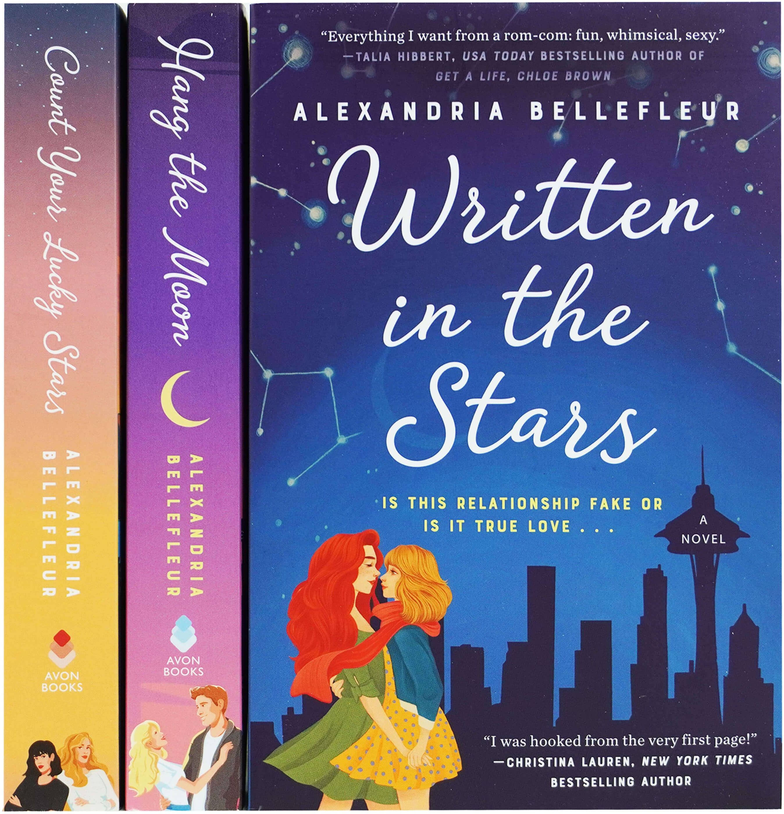 Written in the Stars Book Series by Alexandria Bellefleur 3 Books Collection Set - Fiction - Paperback Avon