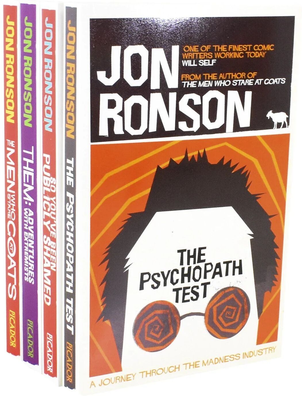 Jon Ronson 4 Books Collection Set - Non-Fiction - Paperback Pan Macmillan