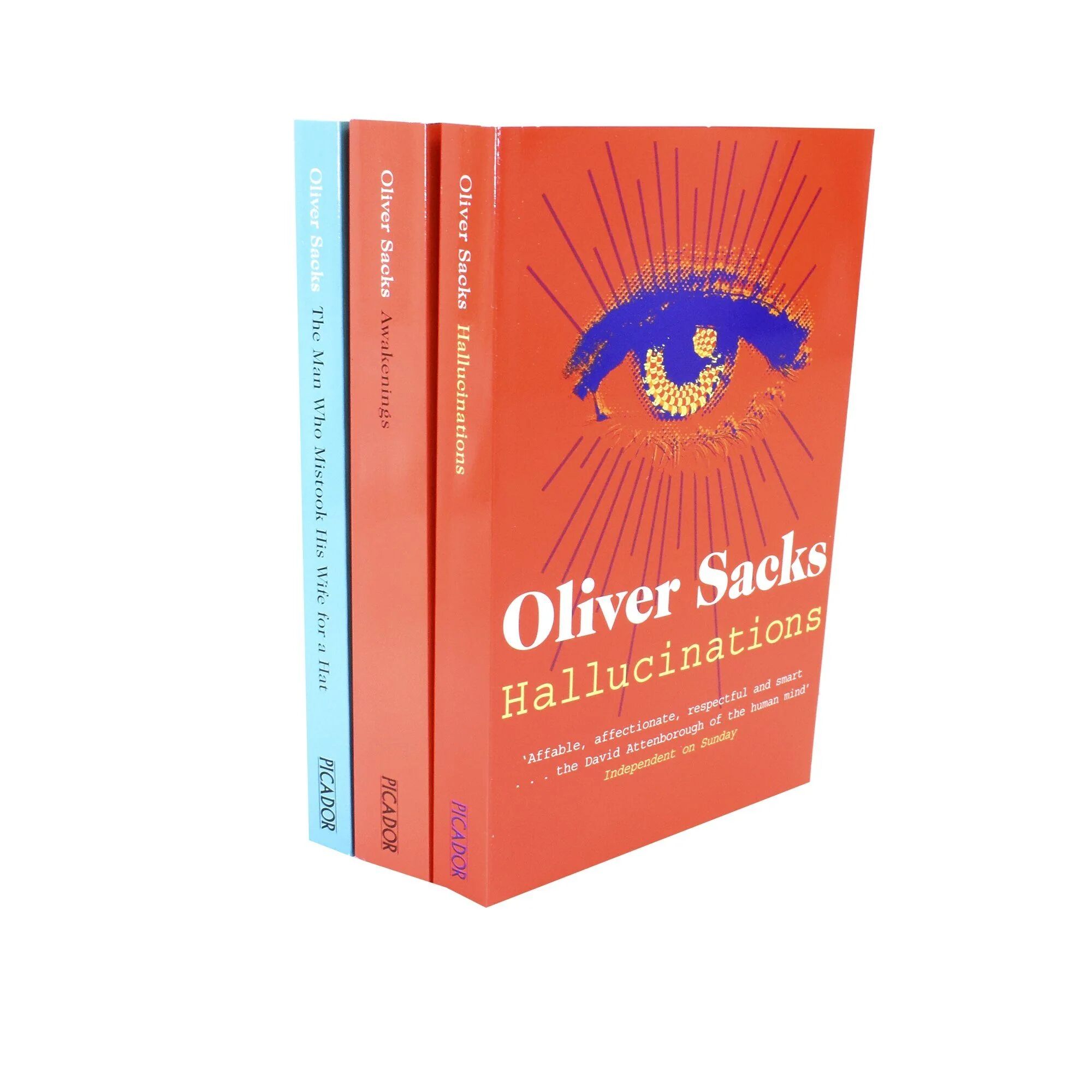 Oliver Sacks 3 Books Collection Set (The Man Who Mistook His Wife for a Hat, Hallucinations, Awakenings) - Non-Fiction - Paperback Picador