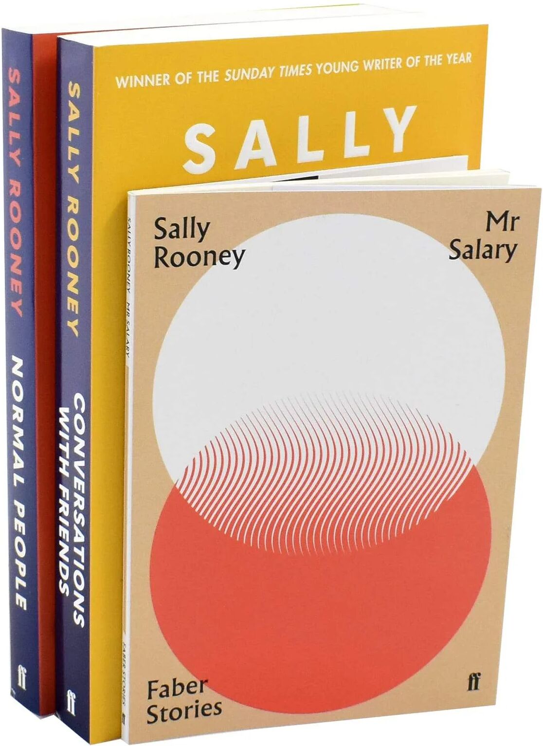 Sally Rooney 3 Book Collection - Normal People/Conversations with Friends/Mr Salary - Fiction - Paperback Faber & Faber