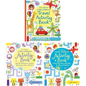 The Usborne Little Children's Activity Book 3 Books Collection Set -Ages 4+ - Paperback Usborne Publishing Ltd